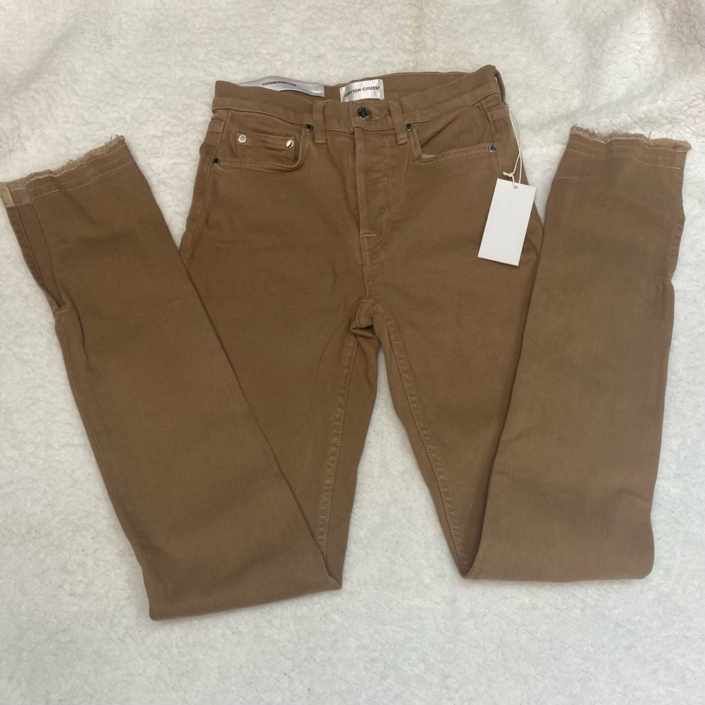 Cotton Citizen High Split Jeans